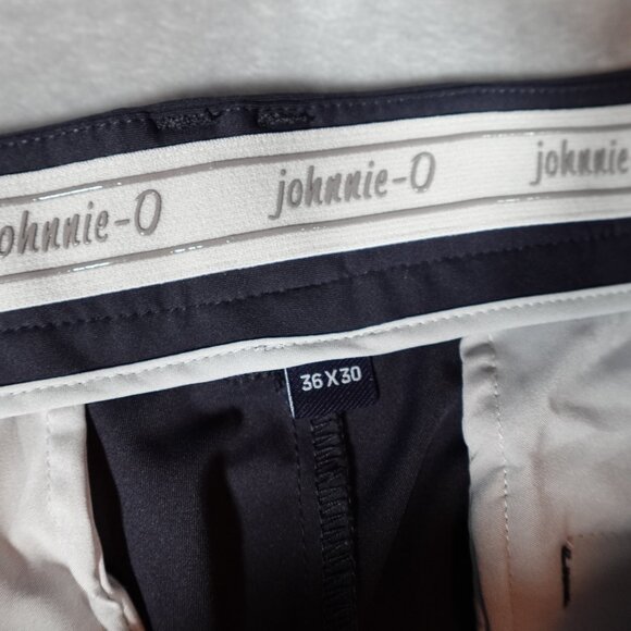 Johnnie-O Momentum Stretch Performance Pants Mens 36x29 (Measured) Chino Navy - Picture 2 of 14